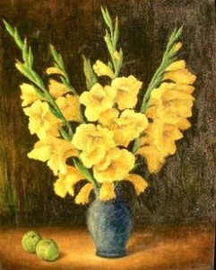 Gele Gladiolen, Albert Van Hecke, 1953